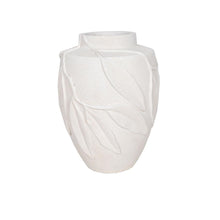 Load image into Gallery viewer, Gum Leaf White Vase 30x30x40cm
