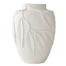 Load image into Gallery viewer, Gum Leaf White Vase 30x30x40cm
