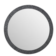 Load image into Gallery viewer, Textured Round Black Mirror 80x2.5cm
