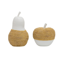 Load image into Gallery viewer, Set/2 Asst Contemporary Hamptons Apple &amp; Pear 13x21/13x14cm
