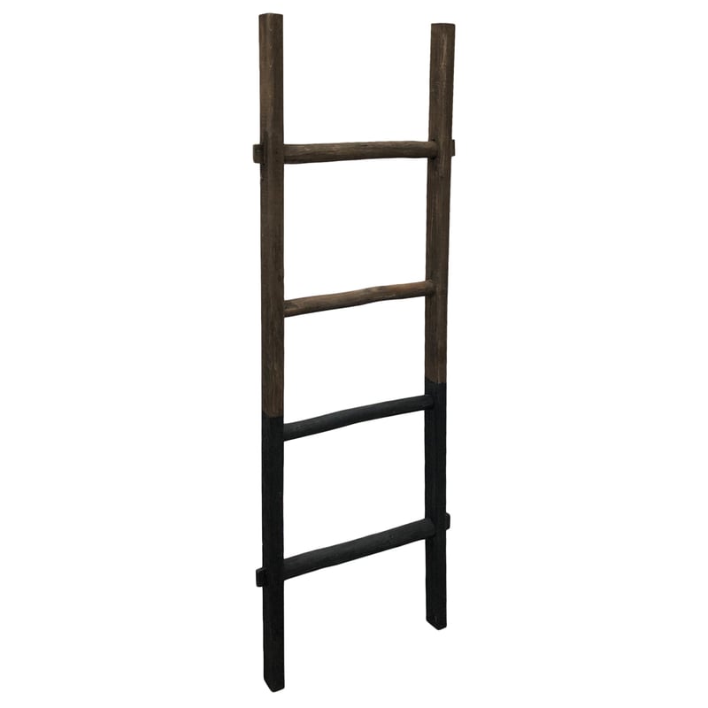 136cm Decorative Wooden Indoor Leaning Display Ladder 46x6x136cm
