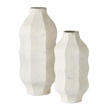 Load image into Gallery viewer, Metal White Washed Tall Vase 20x46
