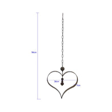 Load image into Gallery viewer, Hanging Serenity Heart - Rust
