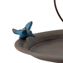 Load image into Gallery viewer, Hanging Birdfeeder w/Heart &amp; Colourful Birds 27.5x24x42cm
