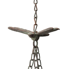 Load image into Gallery viewer, Hanging Lilypad Birdfeeder w/Dragonfly &amp; Bell 18.5x18.5x84cm
