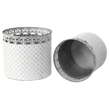 Load image into Gallery viewer, Set/2 Nested French Country Round Planter / Storage 32x28/27x26cm
