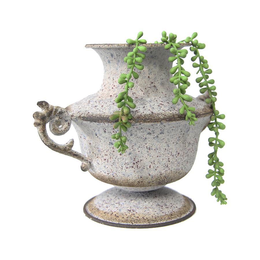 Weathered Vintage Squat Urn NEW Plants & Pots
