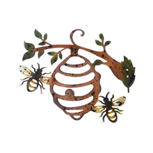 Load image into Gallery viewer, Beehive Laser-Cut Wall Art - Multicolour
