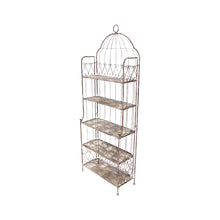 Load image into Gallery viewer, French Style Antique-Finish 5-Tier Shelf Stand 76x33x200cm
