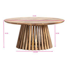 Load image into Gallery viewer, Avoca Mango Wood Coffee Table 75x75x35cm
