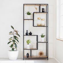 Load image into Gallery viewer, 188cm Avoca Mango Wood Shelving Unit 84x35x188cm

