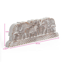 Load image into Gallery viewer, Handcrafted Elephant Family Tabletop Decor 31x2.5x10cm
