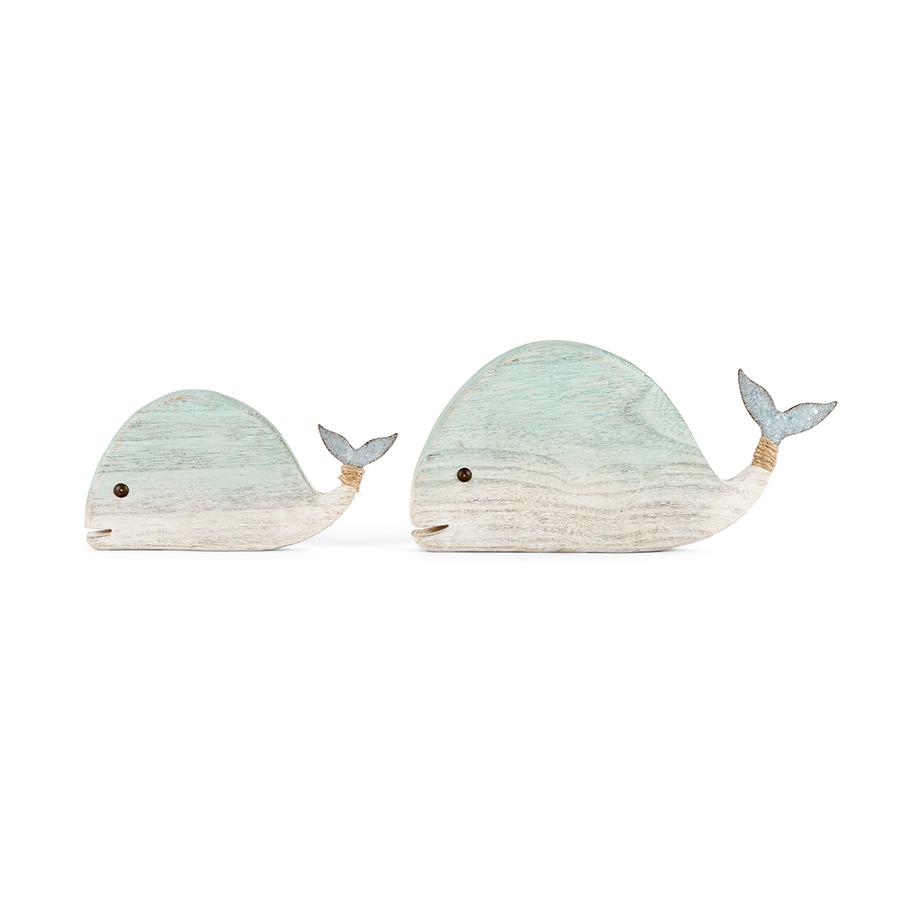 Set/2 Mum+Child Whale