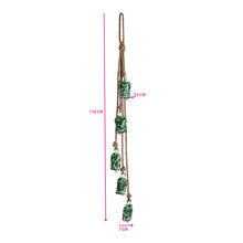 Load image into Gallery viewer, Handcrafted Antique Green Bells Hanging Garland 7x5x96-118cm

