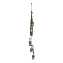 Load image into Gallery viewer, Handcrafted Antique Green Bells Hanging Garland 7x5x96-118cm
