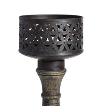 Load image into Gallery viewer, Handcrafted Ornate Baroque Pillar Candleholder 12x35cm

