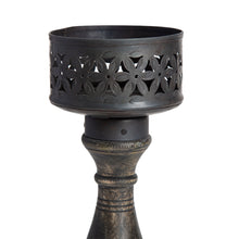 Load image into Gallery viewer, Handcrafted Ornate Baroque Pillar Candleholder 11x26cm
