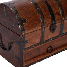 Load image into Gallery viewer, Handcrafted Treasure Chest Box w/Drawer 30x18x23cm
