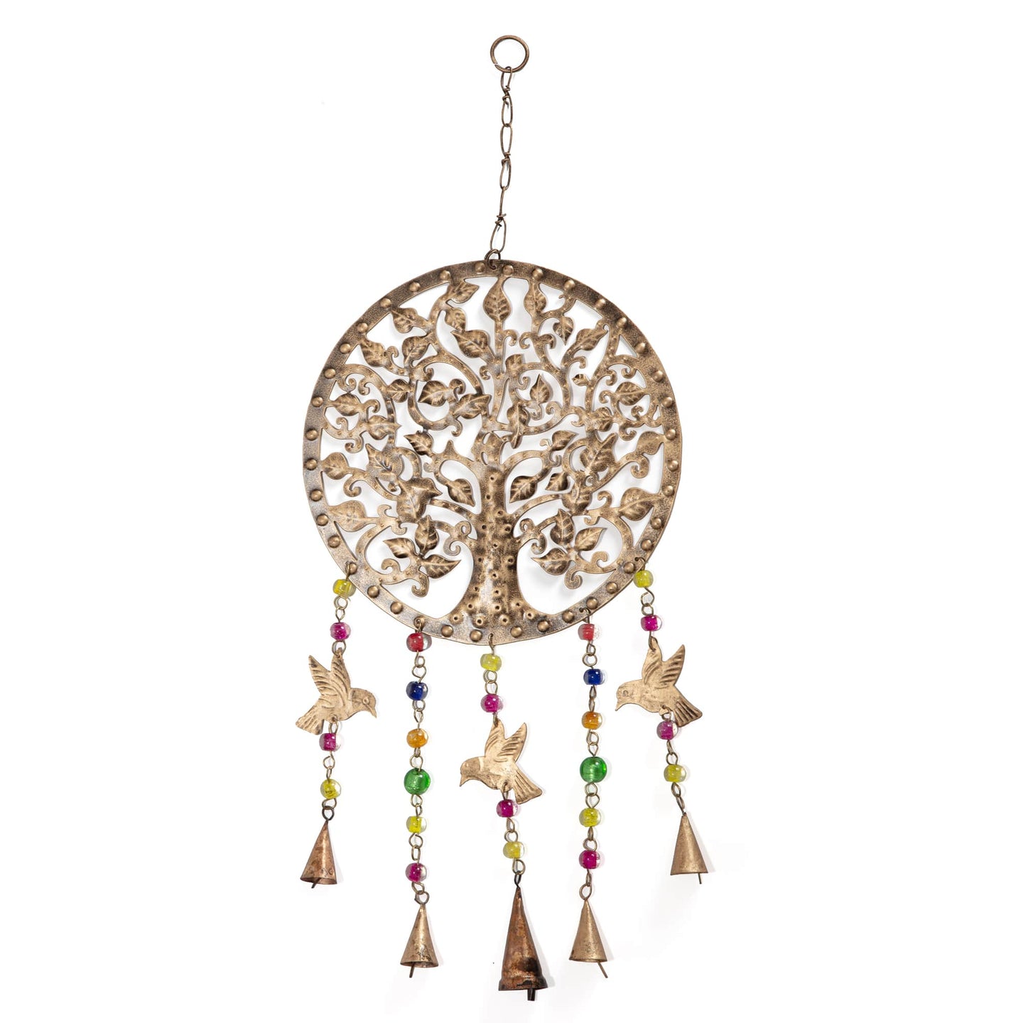 Handcrafted Tree of Life w/Birds & Beads