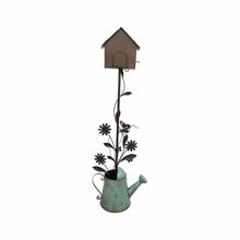 Load image into Gallery viewer, Garden Birdhouse in Watering Can 42x24x125cm

