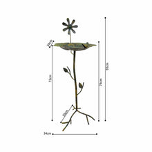 Load image into Gallery viewer, Lilypad on Branch Birdfeeder w/Windmill 34x34x93cm
