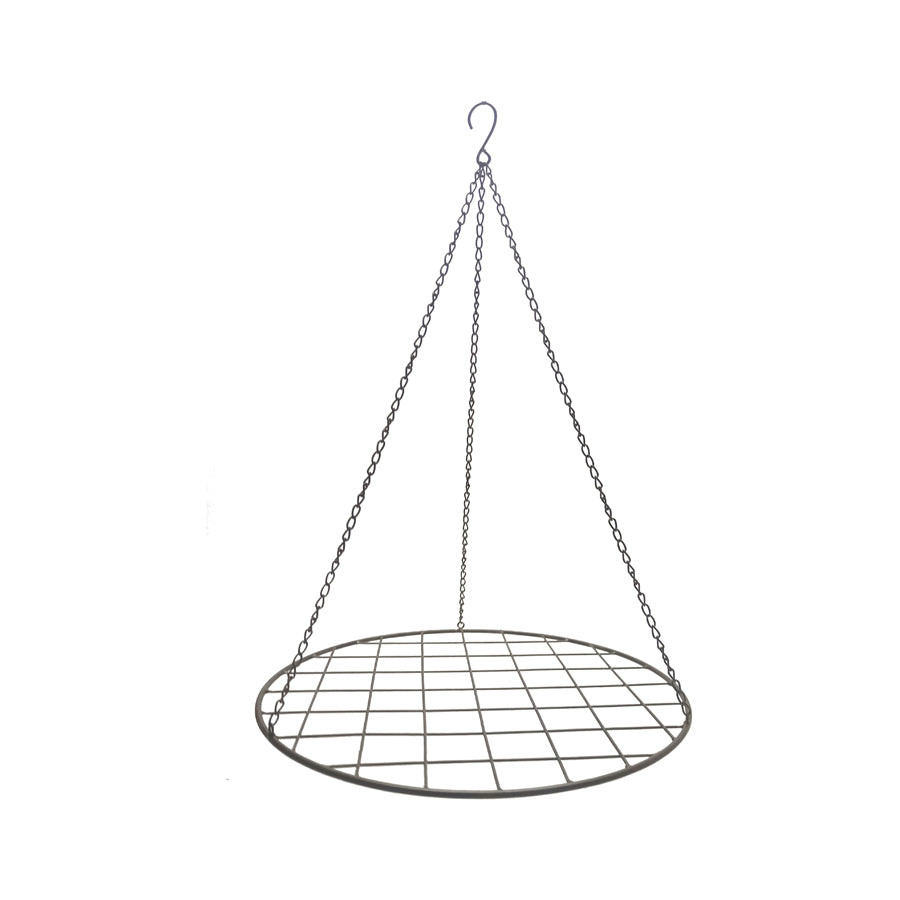 Round Rust Hanging Display/Plant Holder
