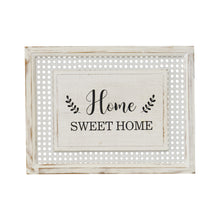 Load image into Gallery viewer, Hamptons Style &#39;Home Sweet Home&#39; Wall Art 40x2.5x30cm
