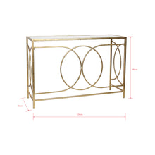 Load image into Gallery viewer, Aura Geometric Mirror-Top Console Table 120x40x80cm
