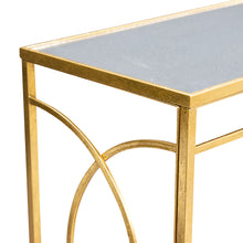 Load image into Gallery viewer, Aura Geometric Mirror-Top Console Table 120x40x80cm
